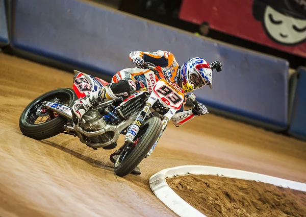 Droga gruntowa Superprestigio 2015 - Marc Marquez — Zdjęcie stockowe