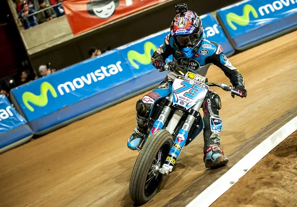 Droga gruntowa Superprestigio 2015 - Alex Marquez — Zdjęcie stockowe