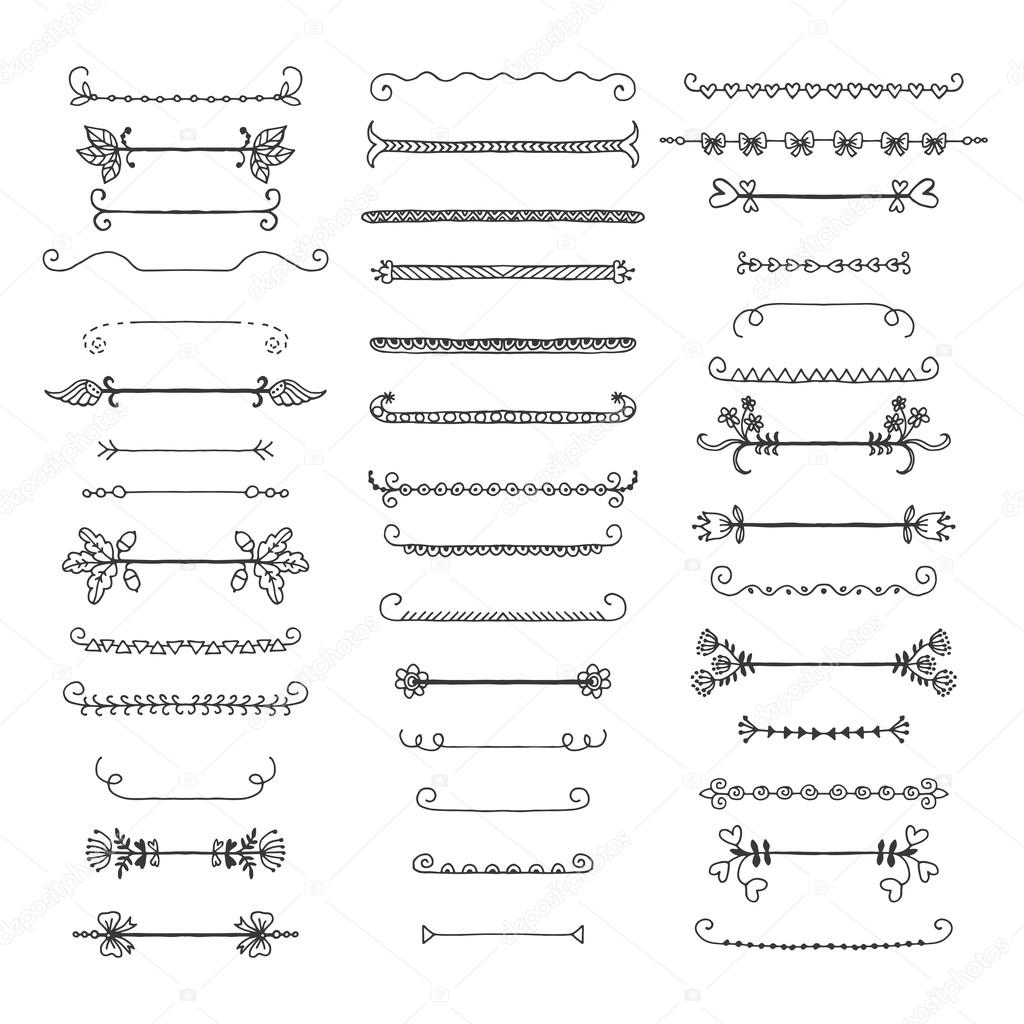 set of graphical design elements.