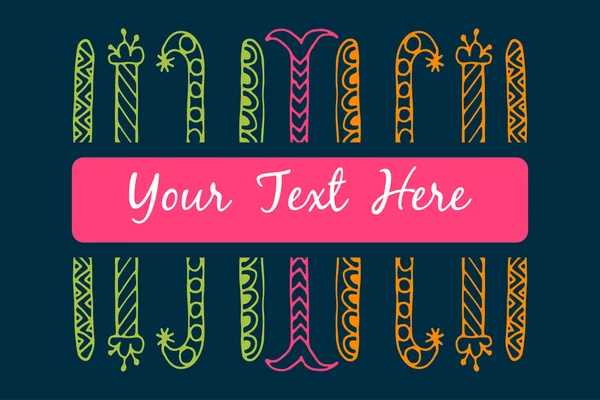 Frame for text — Stock Vector