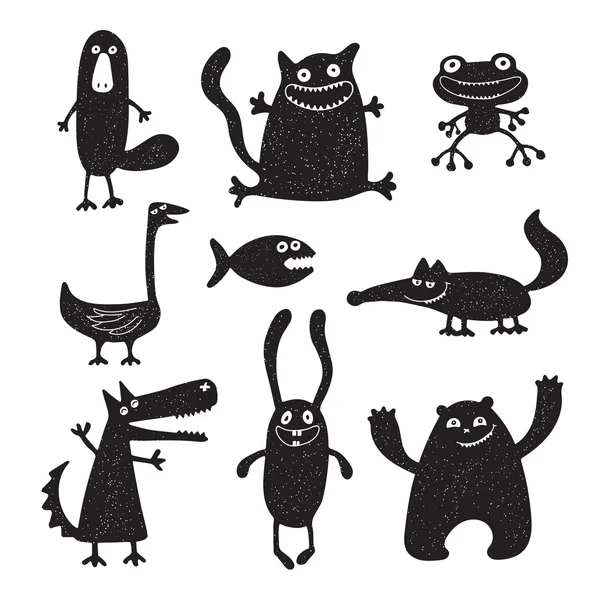 Çizgi film setleri şirin canavarlar.