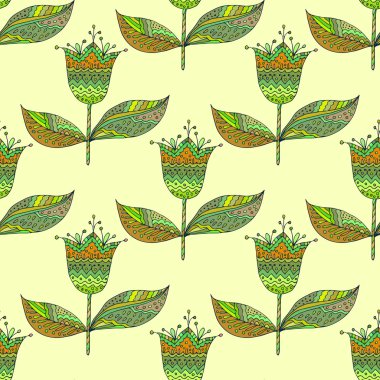 Kusursuz çiçek deseni