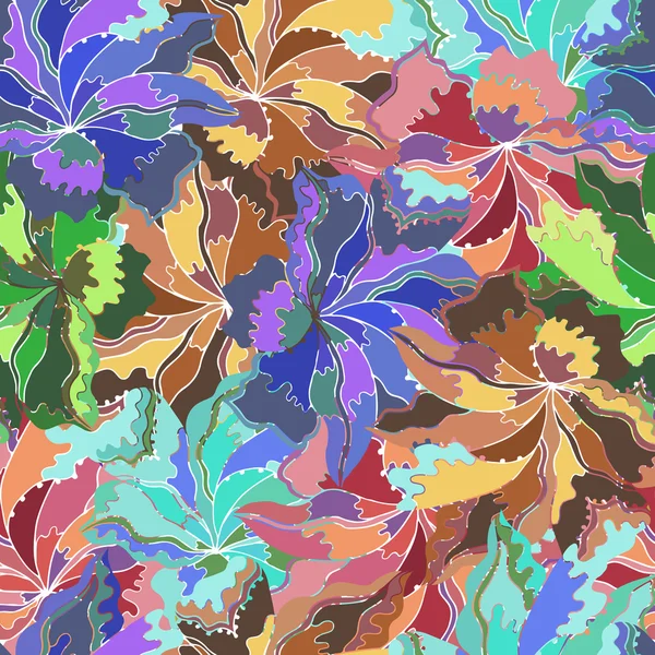 Modèle floral sans couture — Image vectorielle