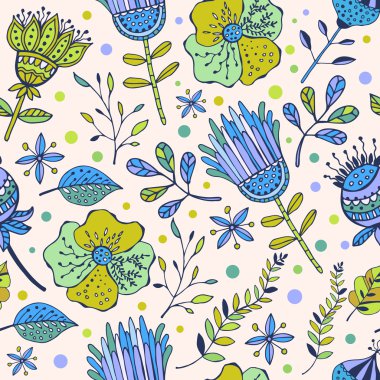 Kusursuz çiçek deseni