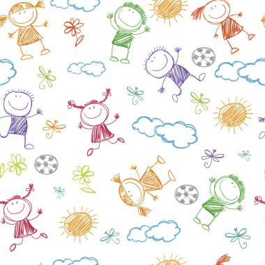 arka plan neşeli çocuklar