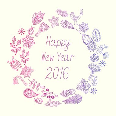 Noel çerçeve şablon kartı.