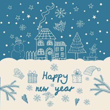 Noel çerçeve şablon kartı.