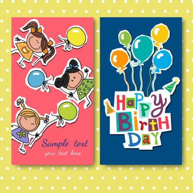 İyi ki doğdun vektör çizim