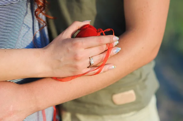 Ring aan kant gezet. — Stockfoto