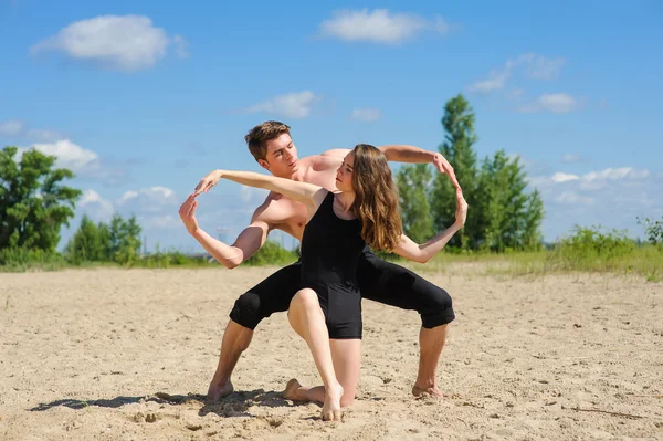 Man and woman hands showing infinity symbol