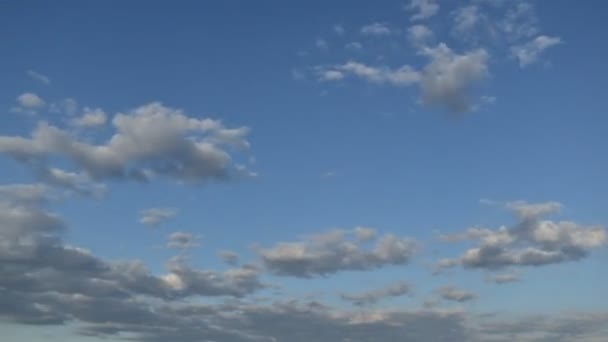 Timelapse of Clouds and Blue Sky — Stock Video