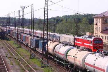 Demiryolu tren kapsayıcılar ve sarnıçlar