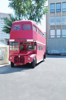 Perm, Rusya - 11 Haziran 2013: Otobüs Restoran Kentucky Fried Chick