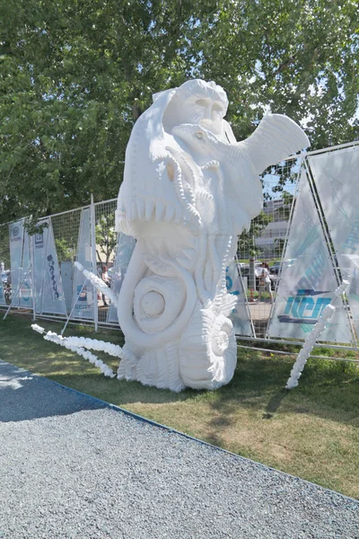 PERM, RUSSIA - JUN 11, 2013: Exhibition fictional creatures of f — Stock Photo, Image