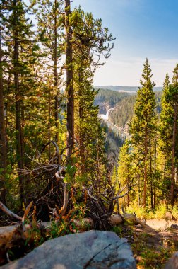Tower Falls Yellowstone Ulusal Parkı, ABD