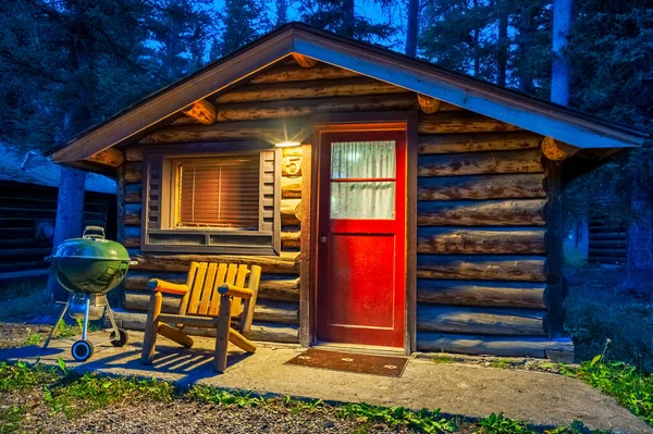 Silver Gate September View Small Cabin Yellowstone National Park Silver — Stock Photo, Image