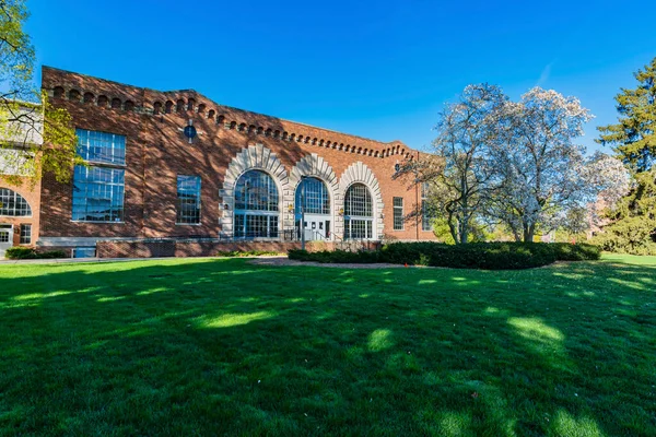 Demonstration Hall otthona ROTC az egyetemen a Michigan State University — Stock Fotó