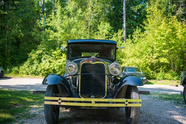 ROGERS CITY, MI - 16 Ιουλίου: Vintage Ford Model A car in Rogers City 16 Ιουλίου 2021. — Φωτογραφία Αρχείου