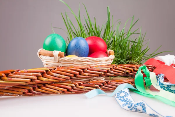 Easter colored eggs — Stock Photo, Image