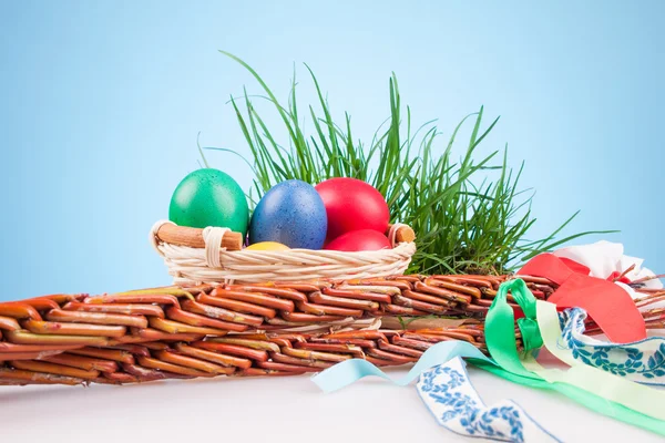Easter colored eggs — Stock Photo, Image
