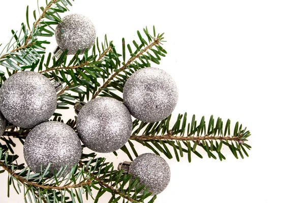 Christmas decoration on white background — Stock Photo, Image