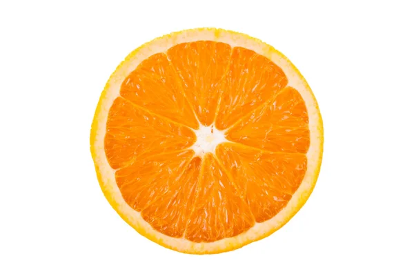 Fructe portocalii izolate pe fundal alb — Fotografie, imagine de stoc
