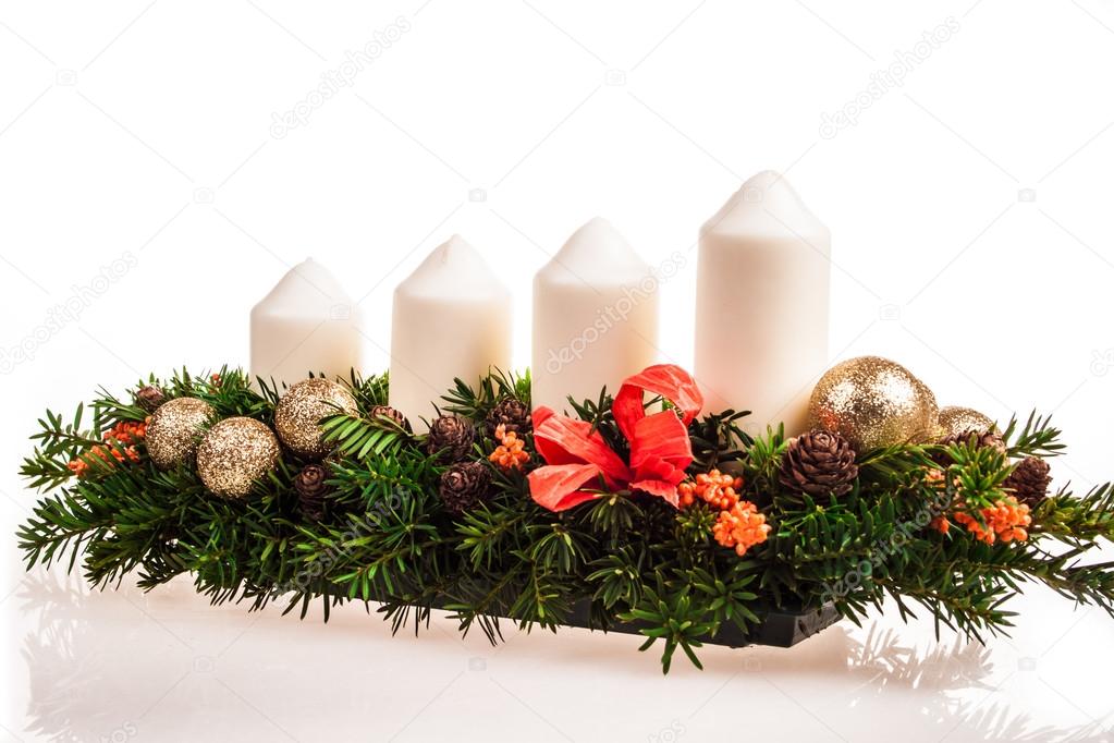 Advent candles christmas