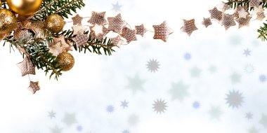 Noel dekorasyon, beyaz