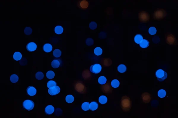 Kerstmis achtergrond van gekleurde lichten van Kerstmis — Stockfoto