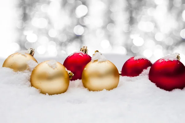 クリスマスの背景のクリスマスの装飾 — ストック写真