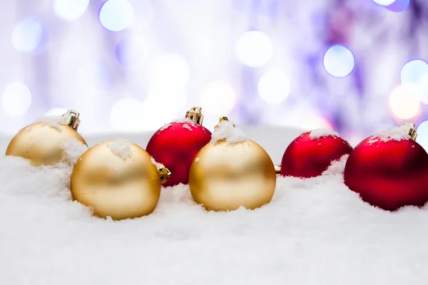 Christmas decorations on christmas background Royalty Free Stock Images