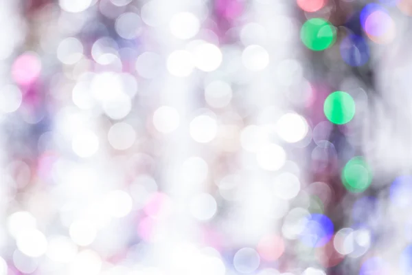 色のクリスマス ライトのクリスマスの背景 — ストック写真