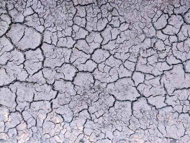 Kurumuş toprak zemin dokusu arkaplanını kapat