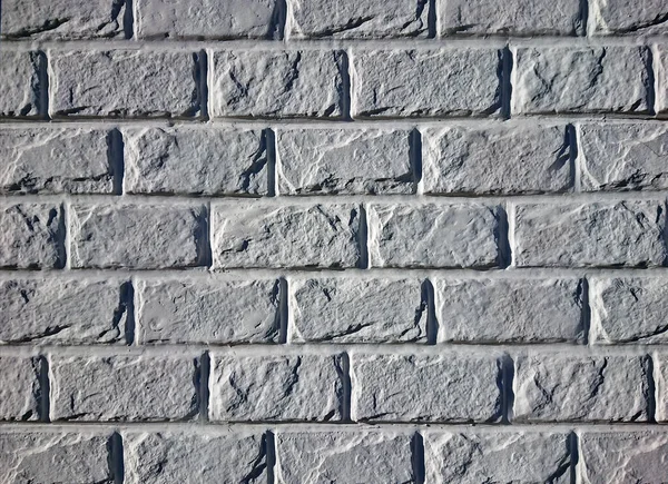 Fondo pared bloque patrón gris blanco en forma de ladrillos —  Fotos de Stock