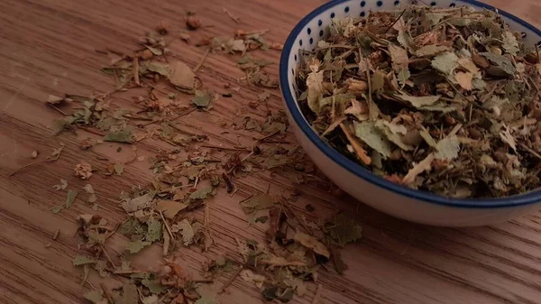 Крупный План Сушеного Цветка Лайма Лекарственные Травы Готовы Использованию Чае — стоковое фото