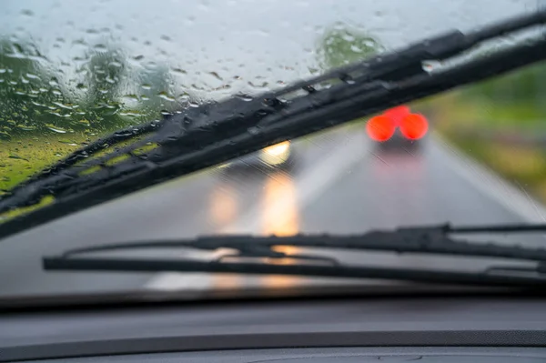 Driving in the rain