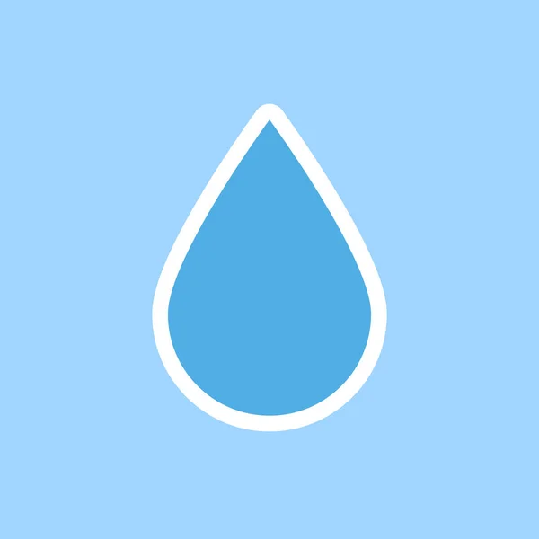 水滴アイコン グラフィックデザインテンプレート ベクトルイラスト — ストックベクタ