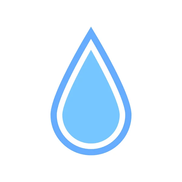 水滴アイコン グラフィックデザインテンプレート ベクトルイラスト — ストックベクタ