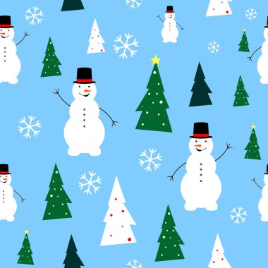 Noel kusursuz desen, Xmas poster şablonu, vektör illüstrasyonu 