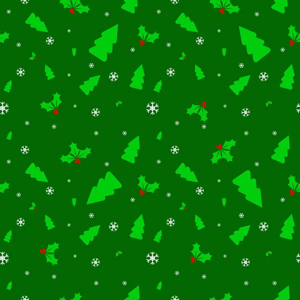 Weihnachten Nahtlose Muster Weihnachtsposter Design Vorlage Vektorillustration — Stockvektor
