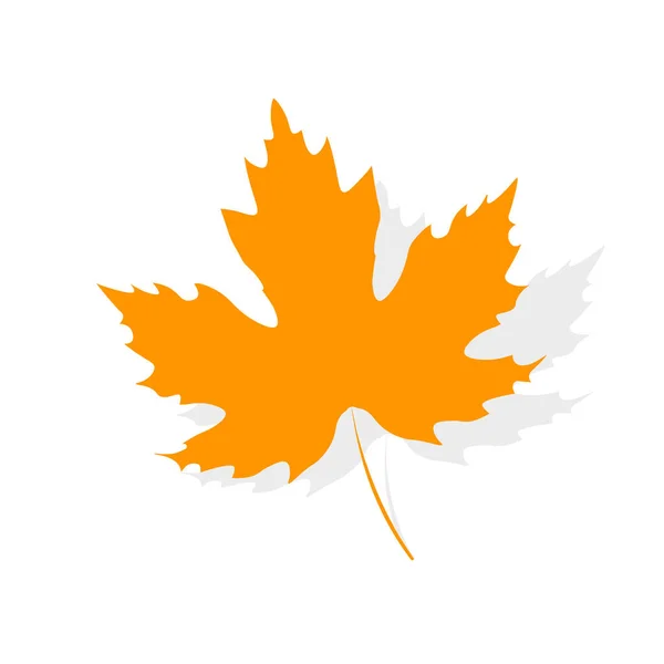 Maple Blad Icoon Grafisch Ontwerp Template Vector Illustratie — Stockvector