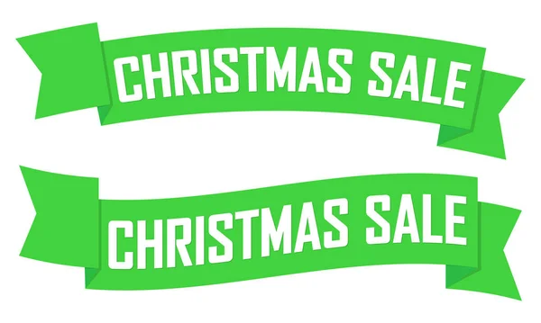 Nastavit Vánoční Prodej Bannery Design Šablony Vánoční Sleva Značky Nabídnout — Stockový vektor