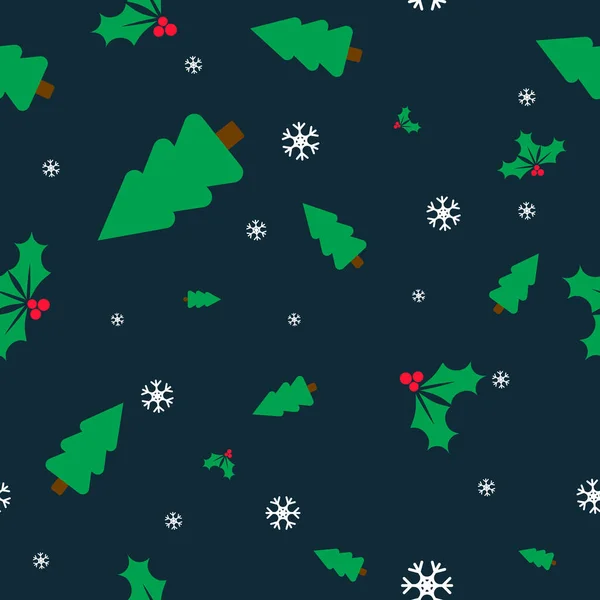Natal Padrão Sem Costura Modelo Design Cartaz Natal Ilustração Vetorial —  Vetores de Stock