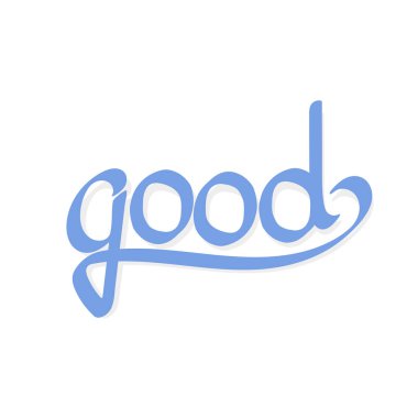 Çok güzel. Ayrı el yazısı harfleri, kelime tasarım şablonu, vektör illüstrasyonu