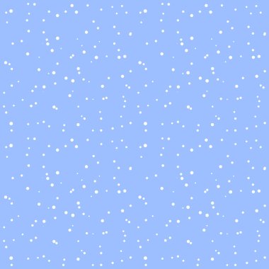 Beyaz kar yağıyor, kışın pürüzsüz desen, poster tasarımı şablonu, vektör illüstrasyonu