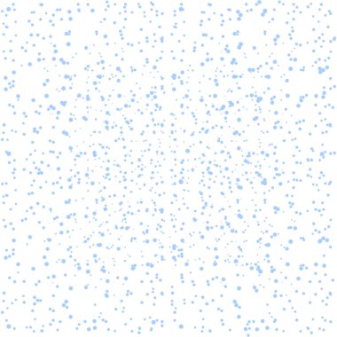 Beyaz kar yağıyor, kışın pürüzsüz desen, poster tasarımı şablonu, vektör illüstrasyonu