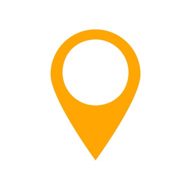 İşaret simgesi, düz grafik tasarım şablonu, vektör illüstrasyonu