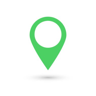 İşaret simgesi, düz grafik tasarım şablonu, vektör illüstrasyonu