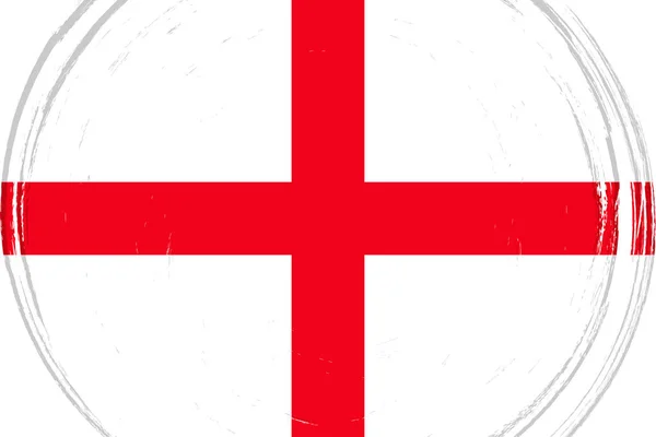 Térkép England Banner Grunge Brush — Stock Vector