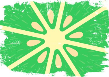 Limonlu arka plan. Poster tasarımı şablonu, iniş sayfası, vektör illüstrasyonu